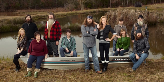 The Robertson family from A&E's