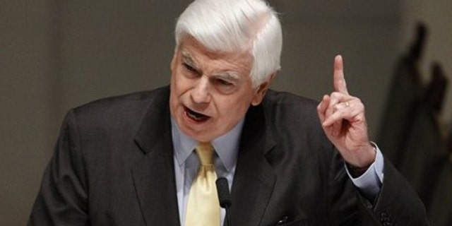 Jan. 21: Former Connecticut Sen. Chris Dodd speaks during the wake for R. Sargent Shriver at Holy Trinity Catholic Church in Washington.