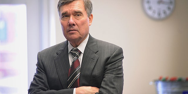 Feb. 22: White House Drug Control Policy Director Gil Kerlikowske talks with Veteran Affairs Medical Center staff before a meeting in Louisville, Ky.