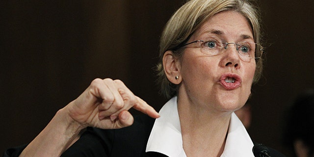 FILE: Republicans have said they want to prevent President Obama from recess appointing Elizabeth Warren, seen here at a Senate Finance Committee hearing in July 2010, to head the Consumer Financial Protection Bureau.