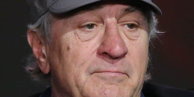 FILE - In this Tuesday, Oct. 27, 2015 file photo, Robert De Niro attends a news conference in Macau.