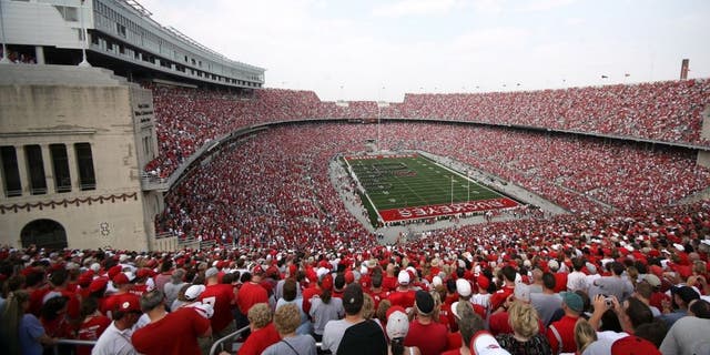 COLUMBUS, OH - SEPTEMBER 22: General view of the crowd during the game between the Northwestern Wildcats and the Ohio State Buckeyes on September 22, 2007 at the Horseshoe in Columbus, Ohio. (Photo by Collegiate Images/Getty Images)