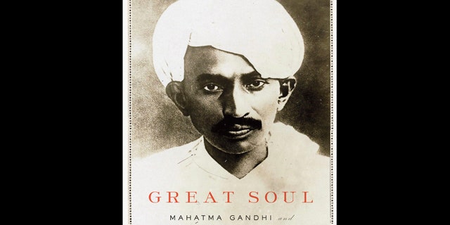 In this book cover image released by Knopf, "Great Soul: Mahatma Gandhi and His Struggle With India," by Joseph Lelyveld, is shown.