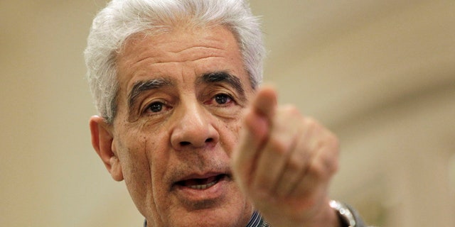 March 7: Libya's Foreign Minister Moussa Koussa speaks to the media at a hotel in Tripoli, Libya. (AP)