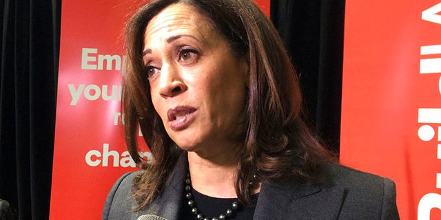 Sen. Kamala Harris, D-Calif., has been one of a number of potential 2020 candidates who has been quiet on Iran.