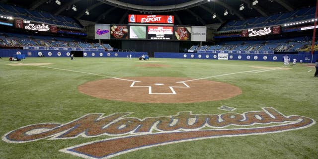 MONTREAL - SEPTEMBER 29: Olympic Stadium before the final Expos home game ever on September 29, 2004 in Montreal, Quebec, Canada. The Florida Marlins defeated the Expos 9-1. (Photo by David Boily/MLB Photos via Getty Images)