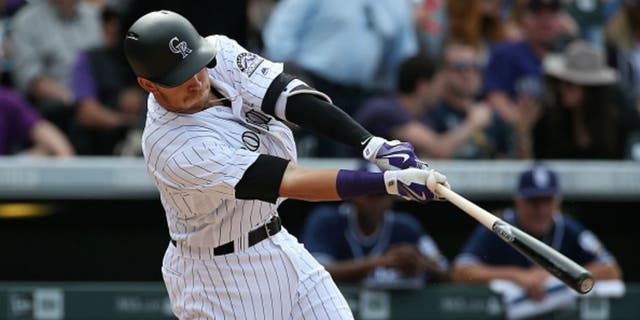 DENVER, CO - APRIL 08: during opening day at Coors Field on April 8, 2016 in Denver, Colorado.