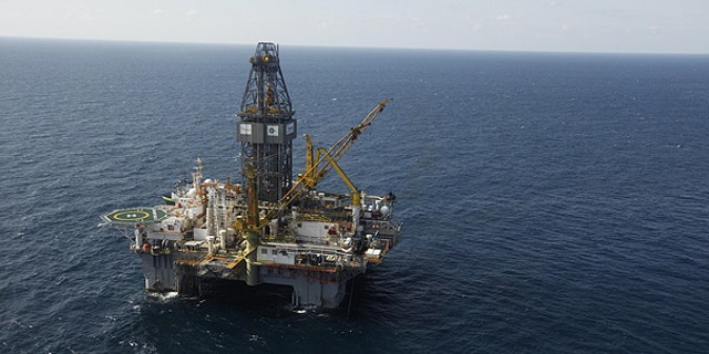 In this Sept. 18, 2010 file photo, the Development Driller III, which drilled the relief well and pumped the cement to seal the Macondo well, the source of the Deepwater Horizon rig explosion and oil spill, is seen in the Gulf Of Mexico, off the coast of Louisiana.