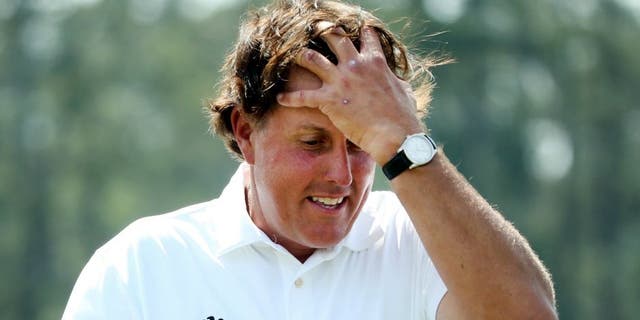 during the second round of the 2014 Masters Tournament at Augusta National Golf Club on April 11, 2014 in Augusta, Georgia.
