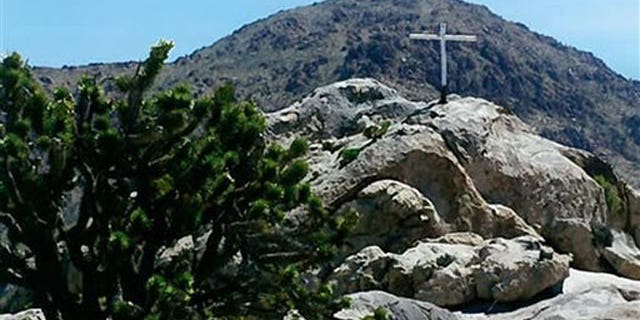 The Mojave Desert War Memorial in California