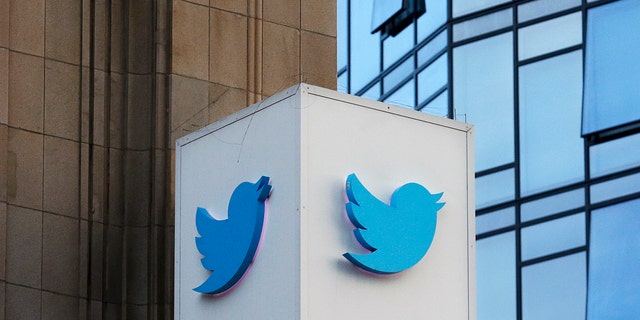 This Wednesday, Oct. 26, 2016, photo shows a Twitter sign outside the company's headquarters in San Francisco.