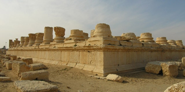 This undated photo shows part of the archaeological site at Palmyra in Syria (UNESCO)