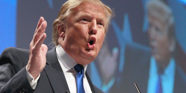 Feb. 10: Donald Trump addresses the Conservative Political Action Conference (CPAC) in Washington.