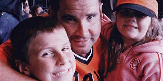 April 8: An image of Dodger Stadium beating victim Bryan Stow, center, is shown on the scoreboard before an MLB National League baseball game between the San Francisco Giants and the St. Louis Cardinals in San Francisco, California.