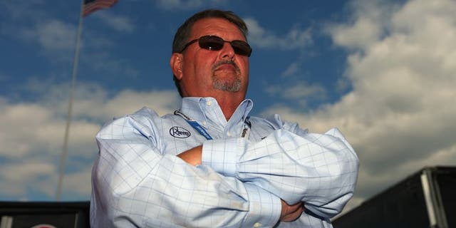 ROSSBURG, OH - JULY 24: NASCAR Camping World Truck Series team owner Steve Turner looks on during qualifying for the NASCAR Camping World Truck Series inaugural Mudsummer Classic at Eldora Speedway on July 24, 2013 in Rossburg, Ohio. (Photo by Tom Pennington/Getty Images)