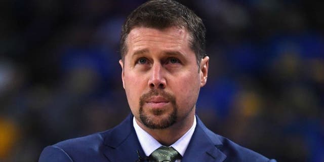 OAKLAND, CA - APRIL 13: Head coach David Joerger of the Memphis Grizzlies looks on during the game against the Golden State Warriors at ORACLE Arena on April 13, 2016 in Oakland, California. (Photo by Thearon W. Henderson/Getty Images)