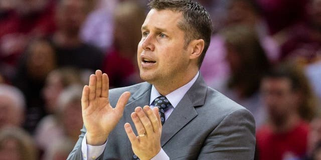 CLEVELAND, OH - MARCH 7: Head coach David Joerger of the Memphis Grizzlies watches his team during the first half against the Cleveland Cavaliers at Quicken Loans Arena on March 7, 2016 in Cleveland, Ohio. NOTE TO USER: User expressly acknowledges and agrees that, by downloading and/or using this photograph, user is consenting to the terms and conditions of the Getty Images License Agreement. Mandatory copyright notice. (Photo by Jason Miller/Getty Images)