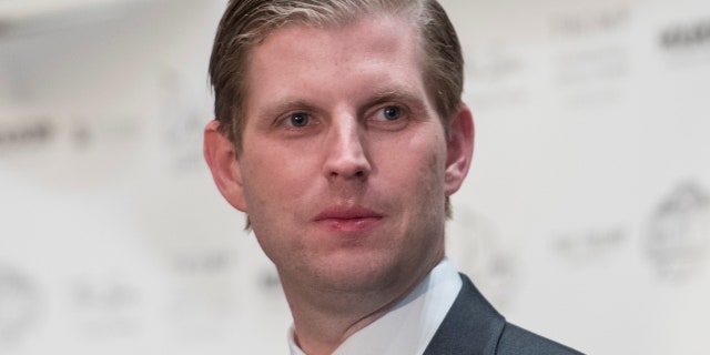 President Trump’s son Eric Trump last week rushed to the aid of a woman who passed out near a train station, dodging rush-hour traffic to chase down a passing ambulance.