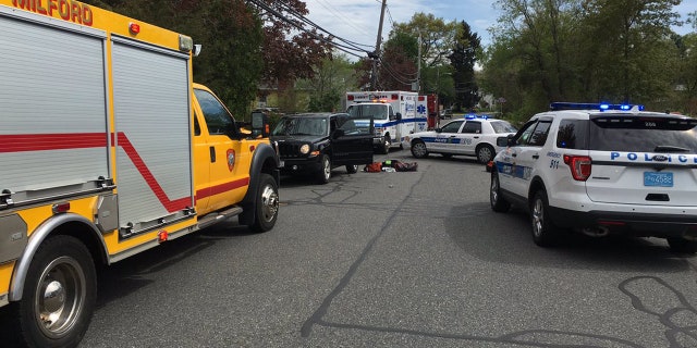 A 19-year-old man is in custody after allegedly stabbing multiple people in Milford Sunday afternoon.