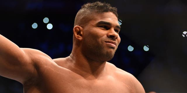 ROTTERDAM, NETHERLANDS - MAY 08: Alistair Overeem enters the Octagon before facing Andrei Arlovski in their heavyweight bout during the UFC Fight Night event at Ahoy Rotterdam on May 8, 2016 in Rotterdam, Netherlands. (Photo by Josh Hedges/Zuffa LLC/Zuffa LLC via Getty Images)