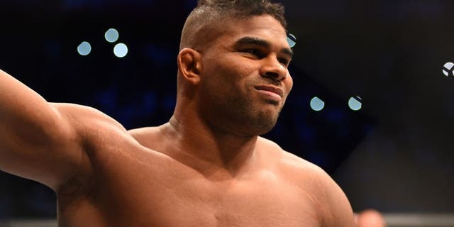 ROTTERDAM, NETHERLANDS - MAY 08: Alistair Overeem enters the Octagon before facing Andrei Arlovski in their heavyweight bout during the UFC Fight Night event at Ahoy Rotterdam on May 8, 2016 in Rotterdam, Netherlands. (Photo by Josh Hedges/Zuffa LLC/Zuffa LLC via Getty Images)
