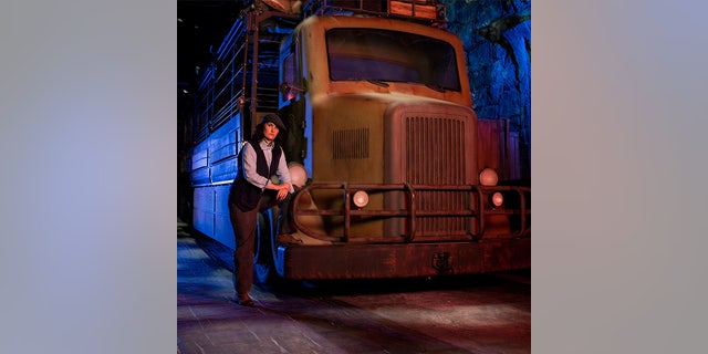 The vehicle used for the Skull Island ride.