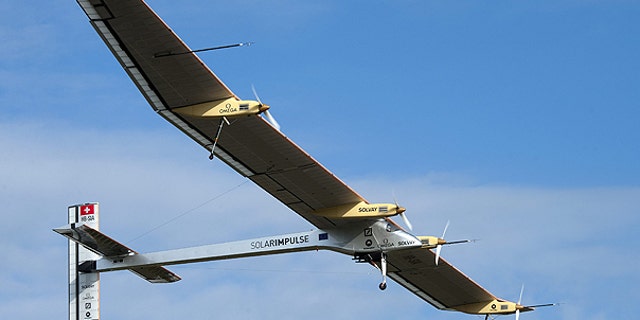 May 13: he experimental aircraft 'Solar Impulse' takes off for its first international flight to Brussels at the airbase in Payerne, Switzerland.