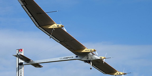 May 13: he experimental aircraft 'Solar Impulse' takes off for its first international flight to Brussels at the airbase in Payerne, Switzerland.