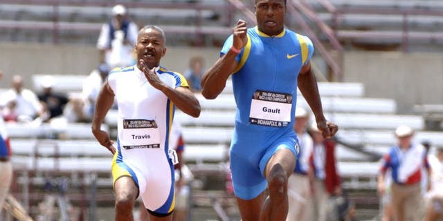 Willie Gault , former Chicago Bears wide receiver, wins the men's 100 meter dash in the masters division June 24 at the 2006 AT&T Outdoor Track and Field Championships in Indianapolis. (Photo by A. Messerschmidt/Getty Images)