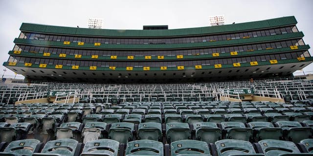 Dec 7, 2013; Waco, TX, USA; A view of the stands before the final game played at Floyd Casey Stadium between the Baylor Bears and the Texas Longhorns. Mandatory Credit: Jerome Miron-USA TODAY Sports