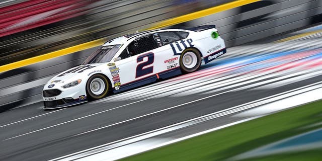 CHARLOTTE, NC - MAY 21: Brad Keselowski, driver of the #2 Miller Lite Ford, practices for the NASCAR Sprint Cup Series Sprint All-Star Race at Charlotte Motor Speedway on May 21, 2016 in Charlotte, North Carolina. (Photo by Jared C. Tilton/Getty Images)