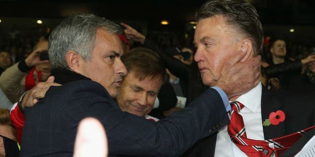 > at Old Trafford on October 26, 2014 in Manchester, England.