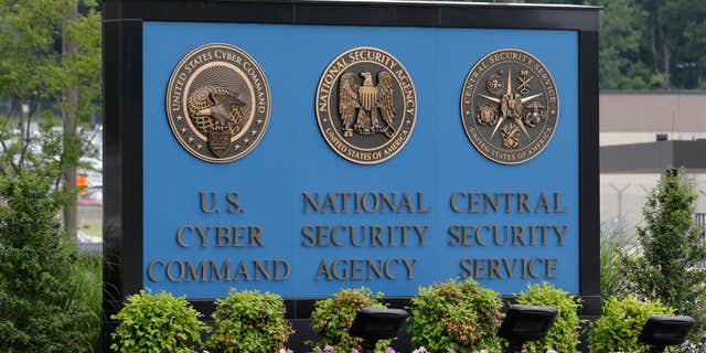 June 6, 2013: A sign stands outside the National Security Agency (NSA) campus in Fort Meade, Md.