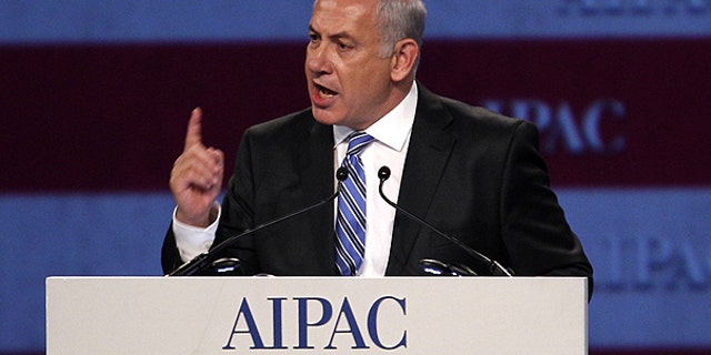 May 23: Israel Prime Minister Benjamin Netanyahu speaks at the American Israel Public Affairs Committee meeting in Washington.