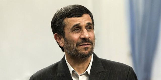 May 18: Iran's President Mahmoud Ahmadinejad looks on as he attends an official meeting in Tehran (Reuters).