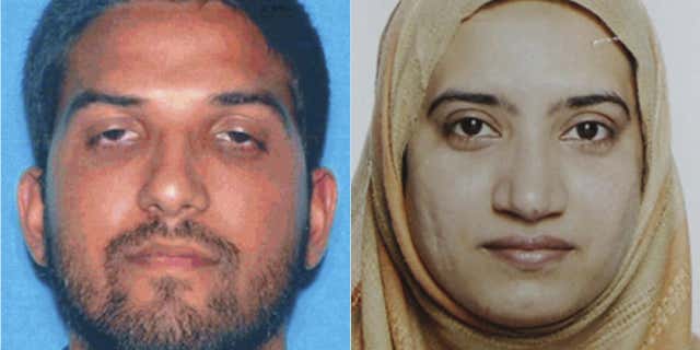 Syed Farook, left, and his wife Tashfeen Malik.