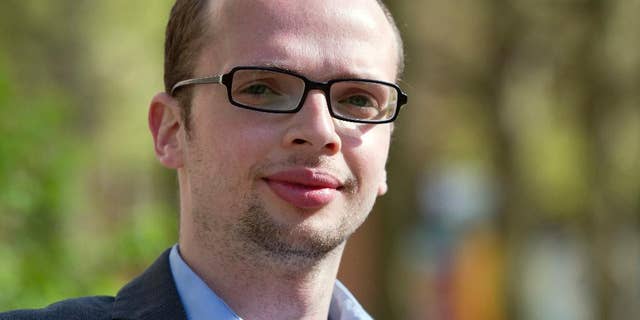 April 22, 2016: Rabbinical student Armin Langer poses for a portrait photo in Berlin, Germany. The student was kicked out of the Abraham Geiger College in Potsdam after he wrote that the leader of Germany’s Central Council of Jews was wrong to seek a cap on Muslim immigration.
