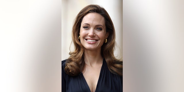 May 29, 2012: Angelina Jolie arrives to Britain's Foreign Secretary William Hague ahead of a screening of her new film 'In the Land of Blood and Honey' at the Foreign Commonwealth Office in central London.