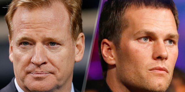 Commissioner of the National Football League Roger Goodell watches the pregame warms up prior to the start of the game between the Buffalo Bills and the New York Jets at Ford Field on November 24, 2014 in Detroit, Michigan. The Bills defeated the Jets 38-3. (Photo by Leon Halip/Getty Images) Quarterback Tom Brady attends the welterweight unification championship bout between Floyd Mayweather Jr. and Manny Pacquiao on May 2, 2015 at MGM Grand Garden Arena in Las Vegas, Nevada. (Photo by Al Bello/Getty Images)