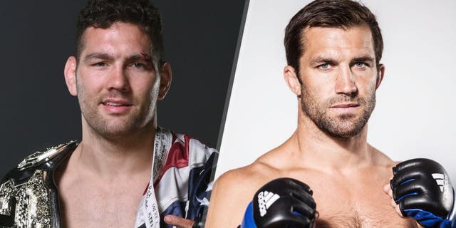 Chris Weidman poses for a post-fight portrait backstage during the UFC 187 event at the MGM Grand Garden Arena on May 23, 2015 in Las Vegas, Nevada. (Photo by Mike Roach/Zuffa LLC/Zuffa LLC via Getty Images) Luke Rockhold poses during the UFC Fight Night: Rockhold v Bisping Press Event at Museum of Contemporary Art on September 11, 2014 in Sydney, Australia. (Photo by Matt King/Getty Images)