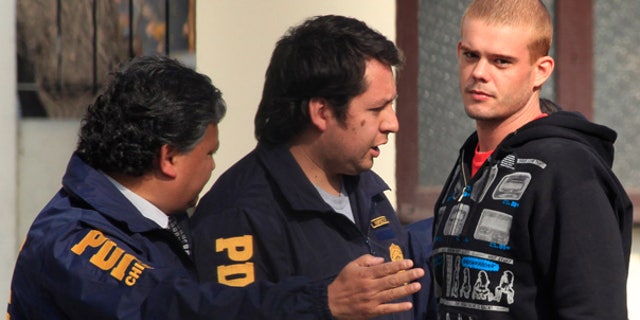 June 3: Chile's investigative police detain Joran van der Sloot after he was found in Santiago.