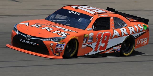 BROOKLYN, MI - JUNE 10: Daniel Suarez, driver of the #19 ARRIS Toyota, drives during practice for the NASCAR XFINITY Series Menards 250 at Michigan International Speedway on June 11, 2016 in Brooklyn, Michigan. (Photo by Daniel Shirey/NASCAR via Getty Images)
