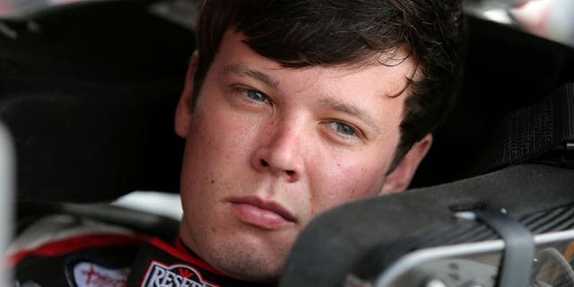 BROOKLYN, MI - JUNE 10: Erik Jones, driver of the #20 Reser's Fine Foods Toyota, sits in his car during practice for the NASCAR XFINITY Series Menards 250 at Michigan International Speedway on June 10, 2016 in Brooklyn, Michigan. (Photo by Jerry Markland/Getty Images )