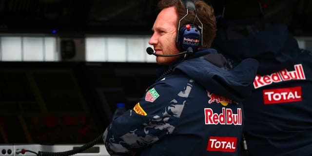 MONTREAL, QC - JUNE 11: Red Bull Racing Team Principal Christian Horner looks on from the pit wall during final practice ahead of the Canadian Formula One Grand Prix at Circuit Gilles Villeneuve on June 11, 2016 in Montreal, Canada. (Photo by Dan Istitene/Getty Images)