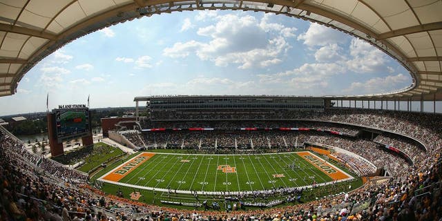 WACO, TX - OCTOBER 17: A general view as the Baylor Bears take on the West Virginia Mountaineers in the first quarter at McLane Stadium on October 17, 2015 in Waco, Texas. (Photo by Tom Pennington/Getty Images)