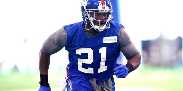 Jun 16, 2015; East Rutherford, NJ, USA; New York Giants safety Landon Collins (21) participates in practice during minicamp at Quest Diagnostics Training Center. Mandatory Credit: Steven Ryan-USA TODAY Sports