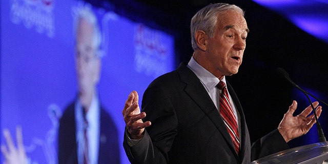 June 17: Republican presidential hopeful, Rep. Ron Paul, R-Texas, speaks at the Republican Leadership Conference in New Orleans.