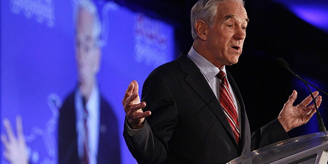 June 17: Republican presidential hopeful, Rep. Ron Paul, R-Texas, speaks at the Republican Leadership Conference in New Orleans.