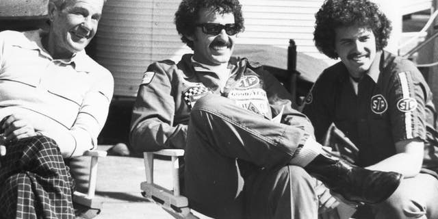 UNKNOWN: (L-R) Lee, Richard, and Kyle Petty. (Photo by ISC Archives via Getty Images)