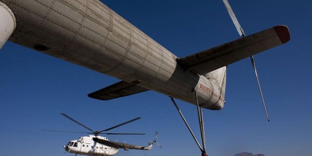 File: Mi-17 helicopter lands on base Delaram in Nimroz province, southern Afghanistan.